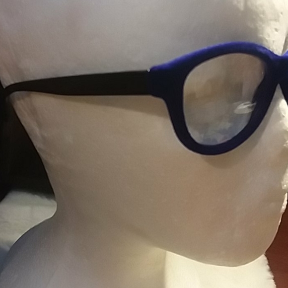 Red & Blue Velvet Reading glasses - Picture 9 of 11